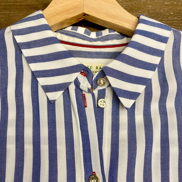 Ted Baker striped button up shirt - Picture 6 of 9